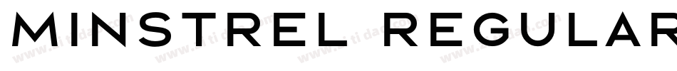 Minstrel Regular字体转换